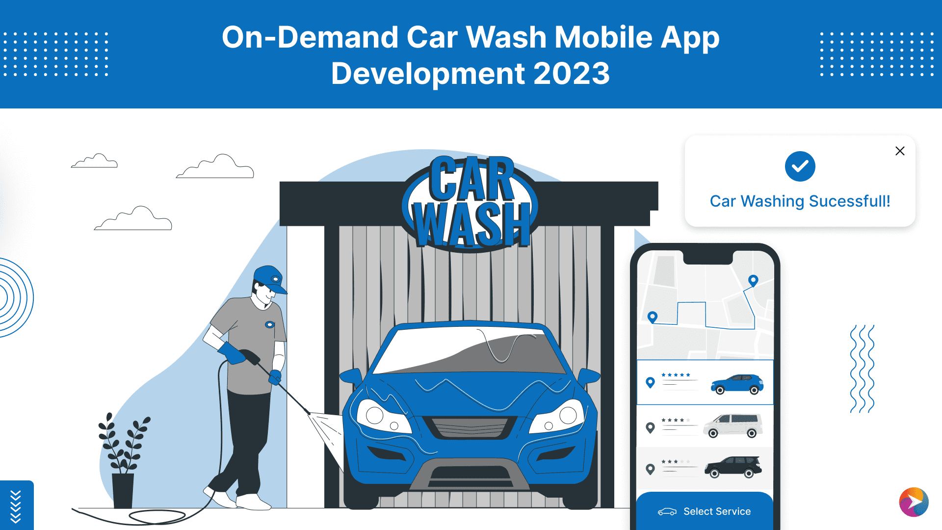 E-commerce Mobile App for Car wash 2023